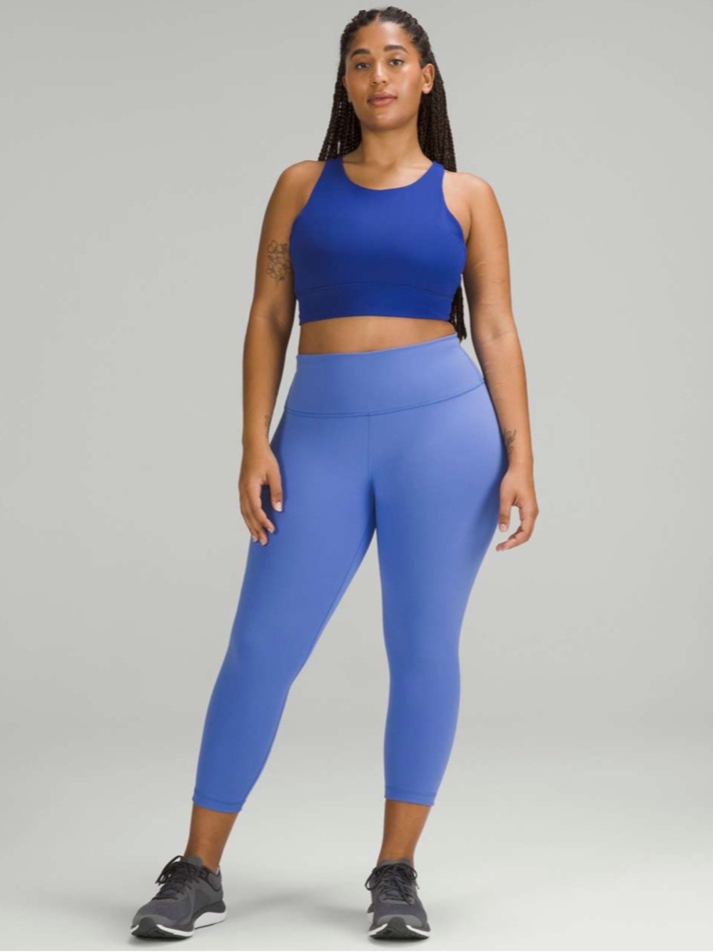 lululemon athletica High-Rise Crop Leggings in Wild Indigo Blue - Picture 3 of 5